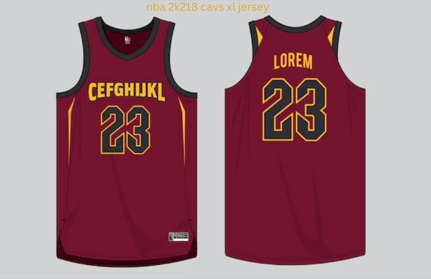 nba 2k218 cavs xl jersey 